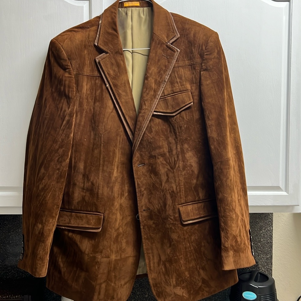 Brown suade jacket